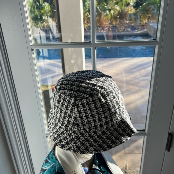 MONCLER Cotton-blend tweed bucket hat main image 11